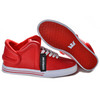 Patent Leather Supras Falcon Men Red Skate Shoes