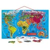 Puzzle monde magnetique - Janod