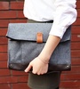 Клатч большой 'Paper Clutch' - Grey