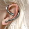 Antique silver snake wrap