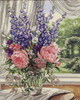 dimensions Peonies and Delphiniums