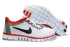 Nike Free 3.0 V2 Running Shoe White Black Varsity Red Mens