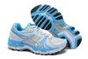 Womens Asics Gel Kayano 18 White Blue Shoe