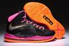 Lebron 10 Black Pink Orange Nike Womens Size Shoes