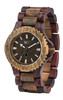 We-Wood watch (date brown army)