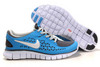 Mens Nike Free Run RoyalGrey-Red Shoes