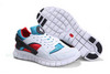 Mens Nike Huarache Free 2012 WhiteSoar Blue-Varsity Red Shoes