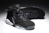 Nike Air Jordan 6 Retro Black Silver Mens Shoes