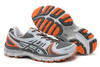 Mens Asics Gel Kayano 18 White Orange Grey Shoes