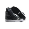 Women Black Anthracite Leather High Top Supras Tk Society