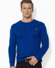 Ralph Lauren Cotton cabled crewneck