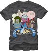 Футболка Regular Show the Cast Group Men's Charcoal Heather