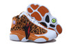 Leopard Yellow & White Kids Basketball Shoes Jordan 13 Release