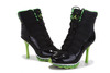 Nike Retro Jordan 11 Womens High Heels Shoes Air Max - Black & Green