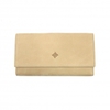 Beige leather wallet