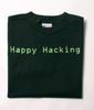 "Happy Hacking" T-shirt