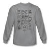 The Hobbit: An Unexpected Journey Thorin, Bilbo and Dwarves Adult Long Sleeve Silver Tee