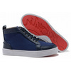 Blue Christian Louboutin Rantus Orlato High Top Womens Red Sole Sneakers