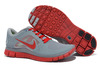 Nike Free Run 3 Wolf Grey Gym Red-Mens