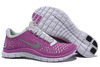 Nike Free 3.0 V4 Magenta Reflective Silver Pro Platinum-Womens