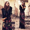 dark floral dress