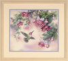 Hummingbird & Fuchsias