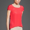 T-SHIRT WITH PLEATED SLEEVES