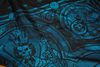 Affliction WOMAN or MAN SILK JACK scarf AW7001 TEAL black SKULL Bandana O/S