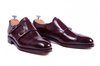 MEERMIN BURGUNDY SHELL CORDOVAN MONKS