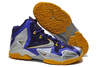 Nike Air Max LeBron XI Popular Sports Shoes with Authentic Blue/Silver and Yellow