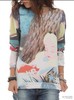 Disney Alice In Wonderland Sleeping Crew Pullover