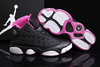 Women Size White & Pink & Black Jordan Shoes - Retro 13