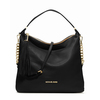 Black MICHAEL Michael Kors Large Weston Pebbled Shoulder Bag