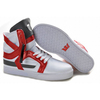 High Top Supras Skytop 2 Red and Black White - Supra Skate Shoes