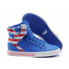 supra skytop blue patentwhite red high tops men