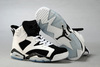 Nike Air Jordan Retro 6 GS Oreo White Black Womens Shoes