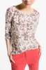 SILK FLORAL PRINT OVERSIZE BLOUSE