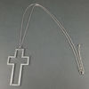 Punk Metal charm Big Cross Pendant Necklace