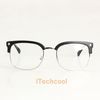 Clear Lens Glasses Plain Spectacles Half Frame