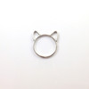 SILVER CAT EARS - RINGS