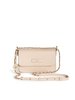 Saffiano Leather Flap Crossbody