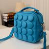 On sale Women handbag 2013 candy bag women's handbag neon button messenger bag box handbag