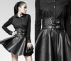 false leather skirt