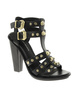 KG by Kurt Geiger Guard Leather Strappy Gladiator Heeled Sandals