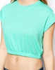 Brave Soul Elasticated Waist Crop T-Shirt RRP £20.00