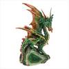 Green Geode Dragon Figurine