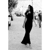 black maxi dress