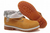 Womens Roll Top Timberland Boots Wheat White