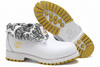 ens Roll Top Timberland Waterproof Boots White Black Gold