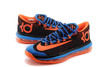 Nike Zoom KD VI 6 Elite Black/Blue-Orange Colorway Sport Shoes - Men Size